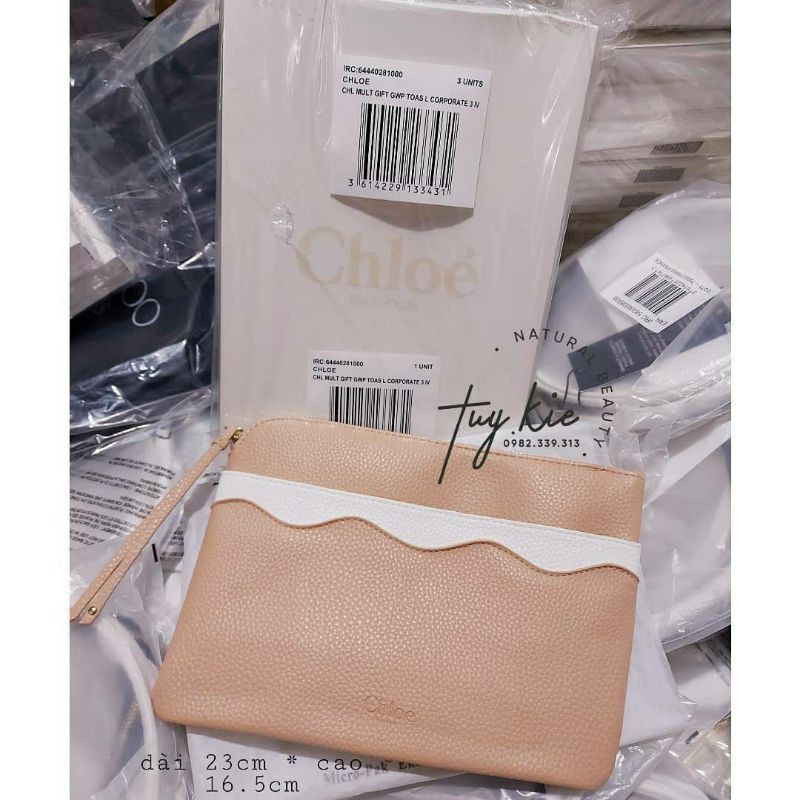 [ GIFT HÃNG 100% ] Túi mỹ phẩm CHLOÉ