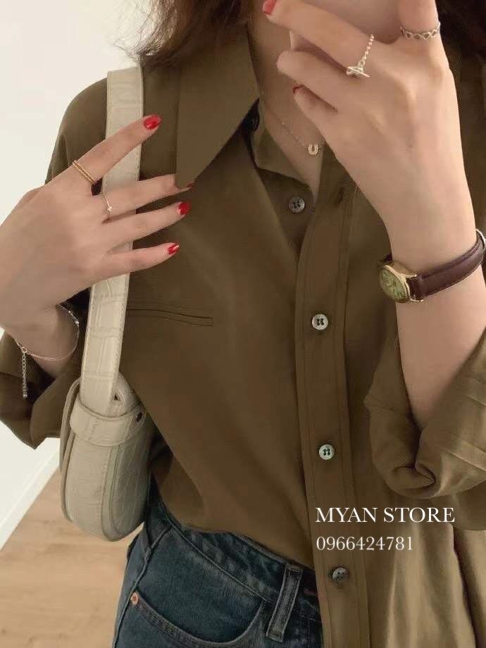 Sơ mi túi ngực giả A032106