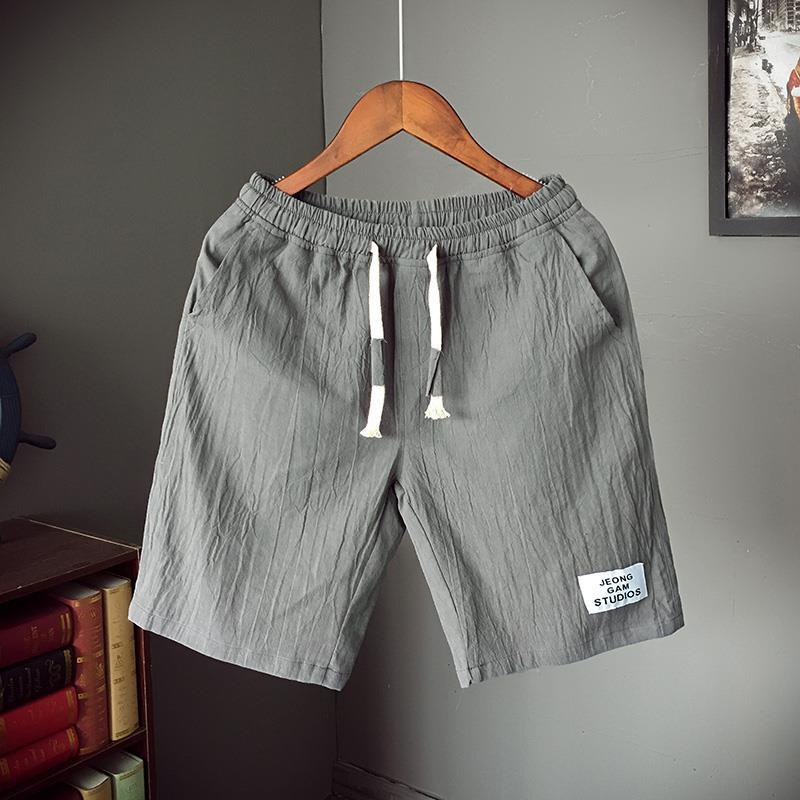 Quần short cotton ống rộng size lớn thời trang Nhật Bản dành cho nam dfgty6ea.vn220113