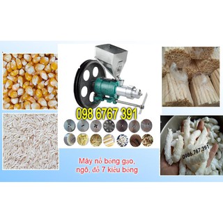 Máy nổ bỏng, đầu máy nổ bỏng gạo ngô đỗ, nổ 7 kiểu bỏng, chạy điện 1 pha/ 3 pha/ xăng dầu
