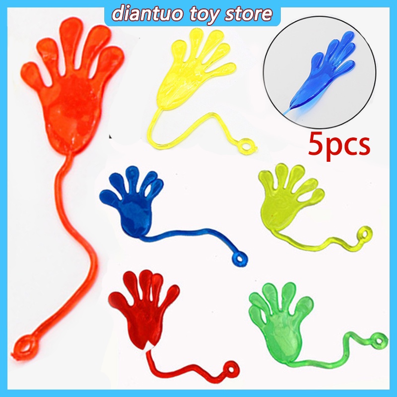 Set 5 đồ chơi bám dính kiểu leo trèo thiết kế co giãn chắc chắn