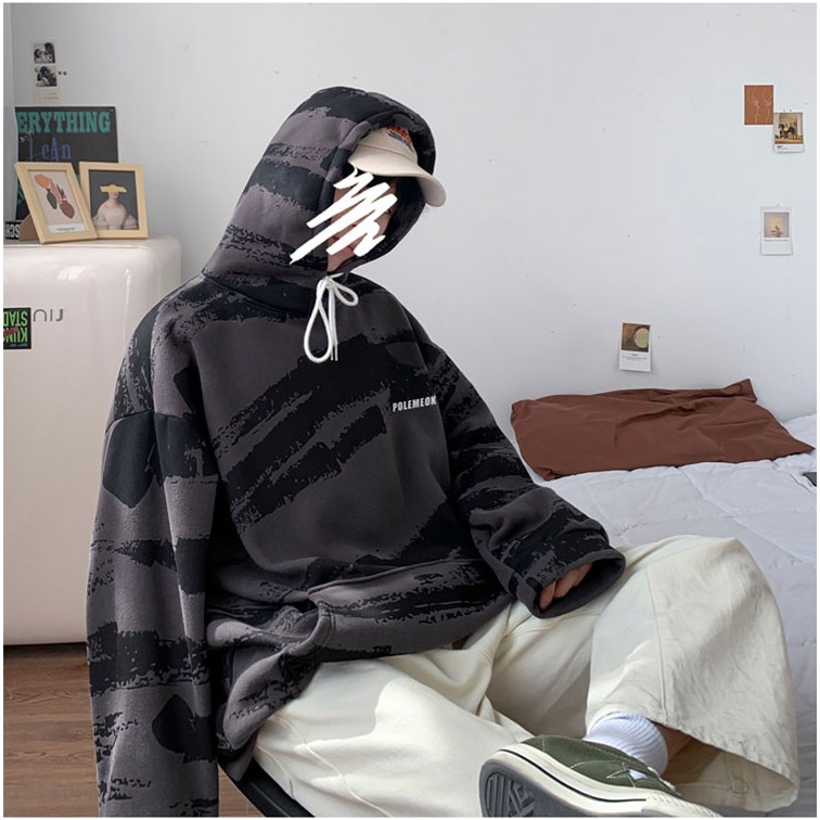 Áo hoodie nỉ unisex form rộng ulzzang thời trang cá tính phong cách Hàn Quốc