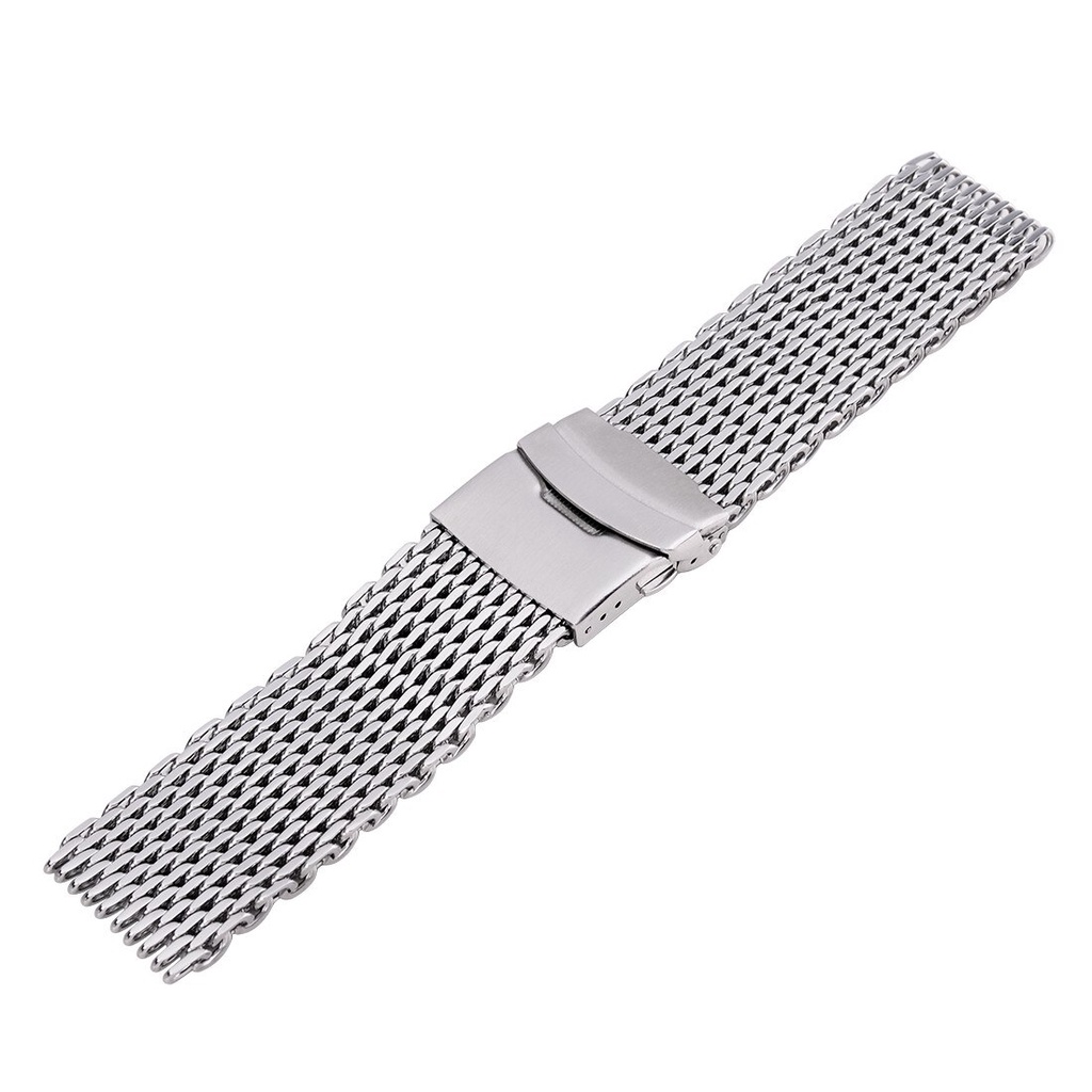 Dây Đeo Đồng Hồ Bằng Thép Không Gỉ Dày 1.2M 20mm 22mm 24mm Sang Trọng