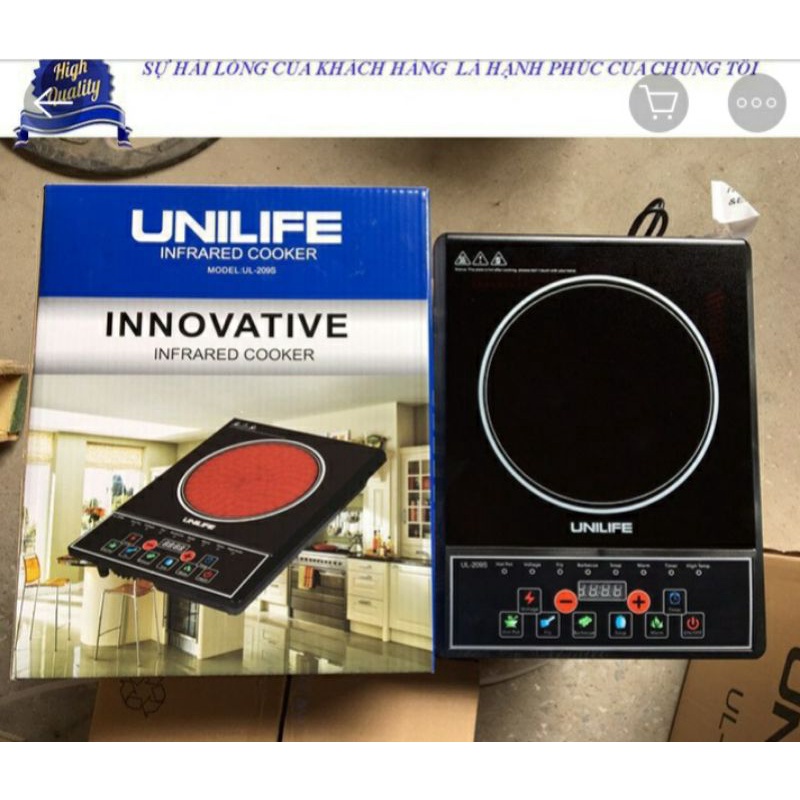 Bếp hồng ngoại unilife (sử dụng được tất cả các loại nồi)