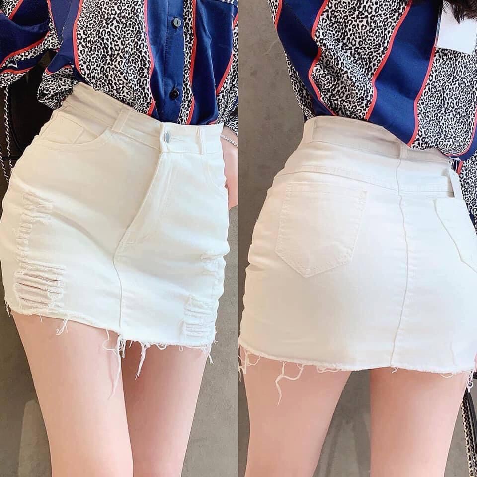 Chân váy jean nữ có quần trong cho cô nàng cá tính | BigBuy360 - bigbuy360.vn