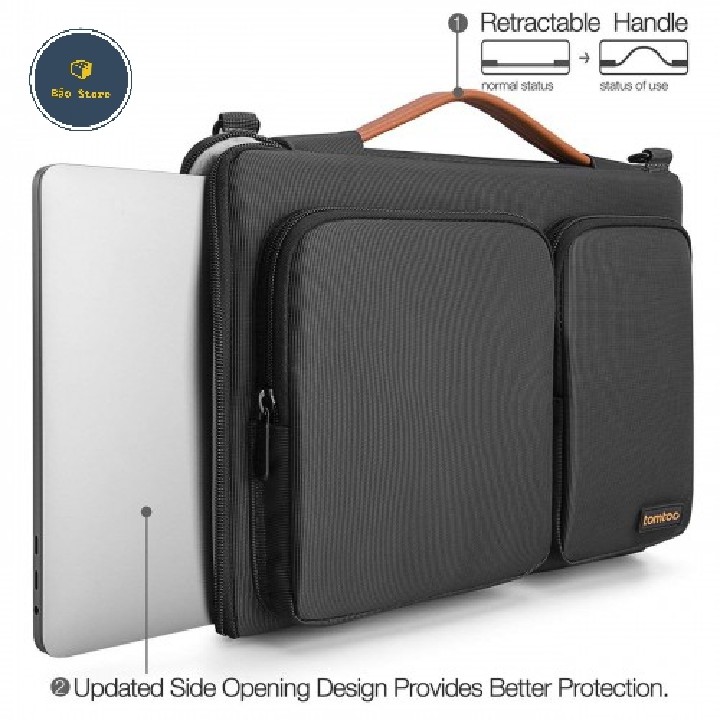 Túi xách MacBook/Laptop [ Free ship] TÚI ĐEO TOMTOC 360* SHOULDER BAGS (T085)