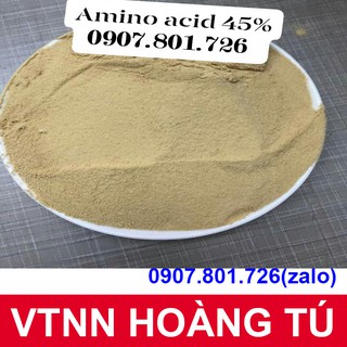 Amino 45% đạm cá dạng bột cải tạo đất tăng khả năng hấp thụ dinh dưỡng tan 100%-  gói 1kg