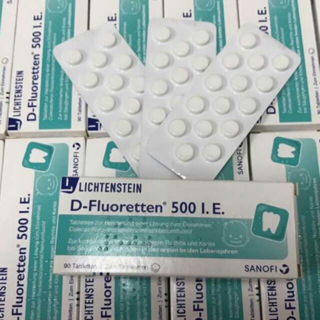 Vitamim D-fluortten 500 i. E