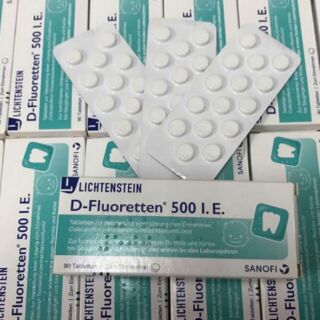 Vitamim d-fluortten 500 i. e