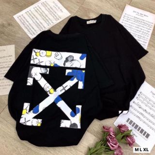 🦄🦄 Áo thun OFF WHITE KAWS X SESAME
