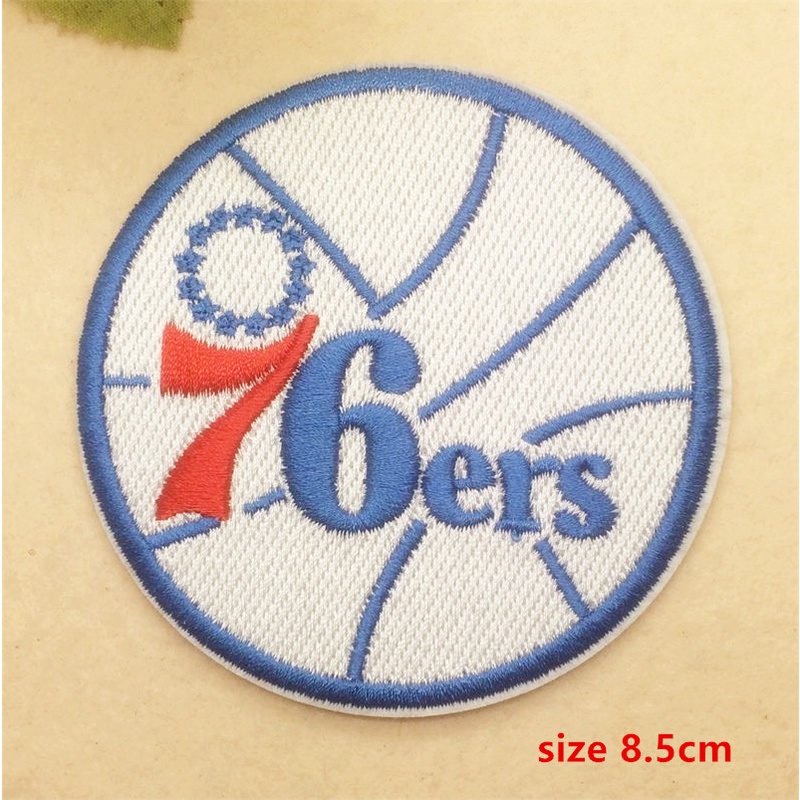 Miếng Dán Ủi Quần Áo Thêu Hình Đội Bóng Rổ Nba Mỹ Phương Tây diy Có Thể Ủi Lại Được