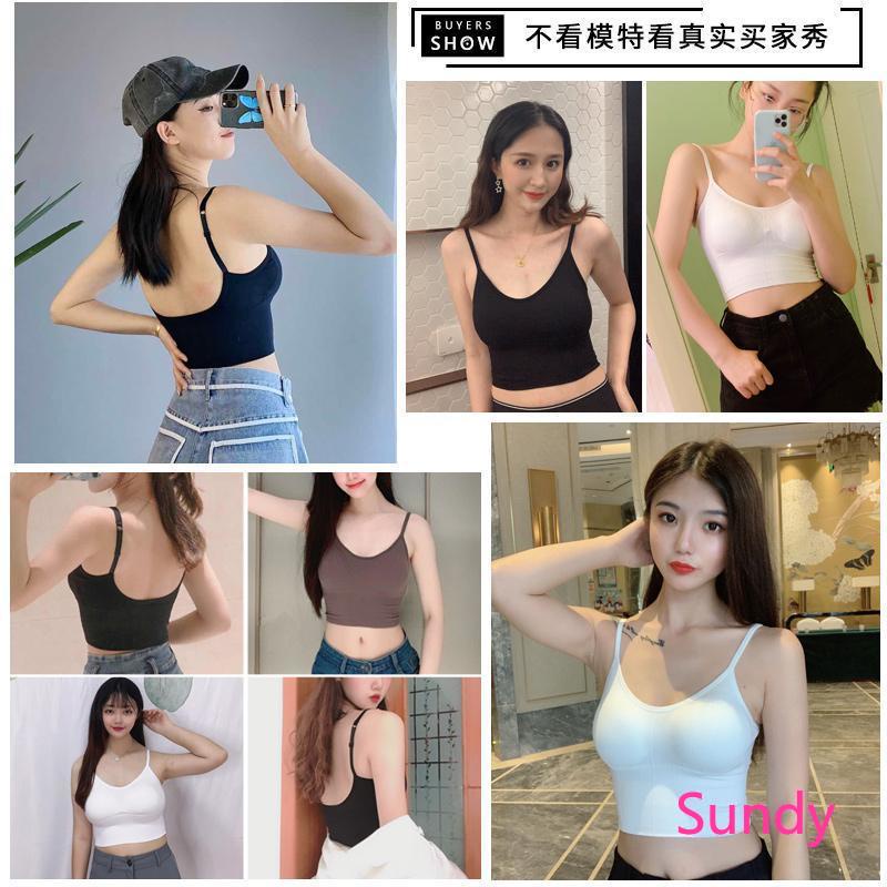 Áo Hai Dây Dáng Chữ U Thời Trang Mùa Hè Xinh Xắn Cho Nữ