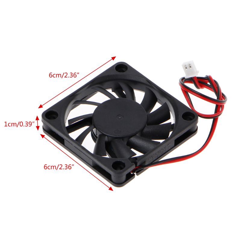 Quạt tản nhiệt DC 24V 2-Pin 60x60x10mm cho hệ thống làm mát CPU