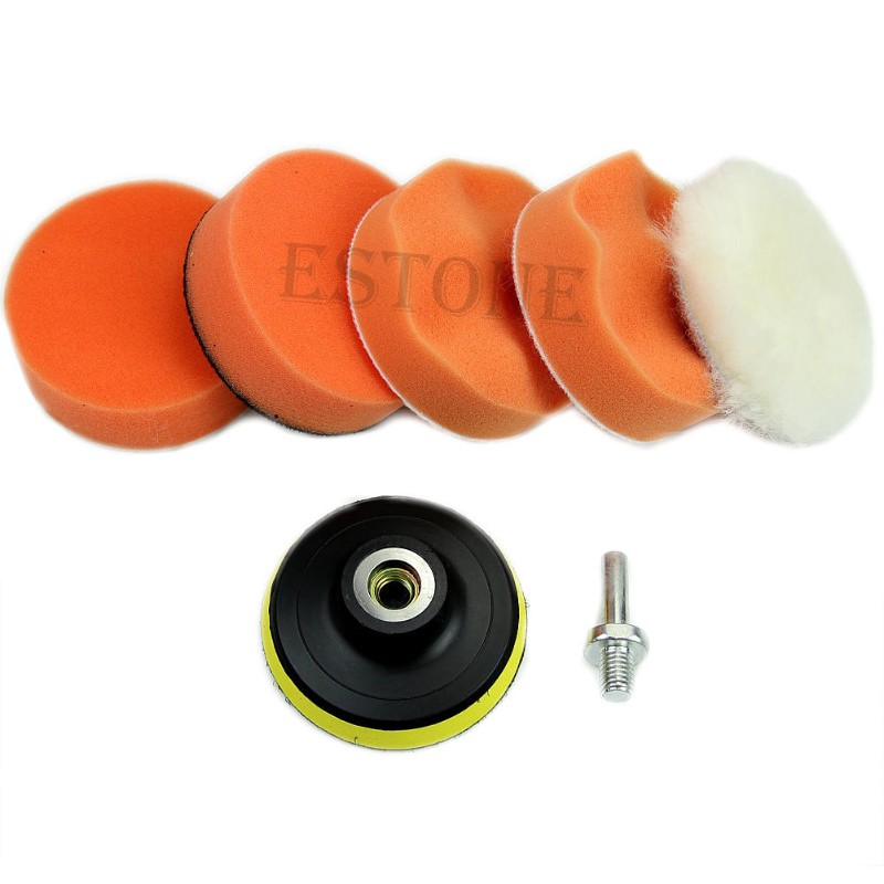 Bộ Mút Đánh Bóng Xe Hơi 75mm 3 &quot;