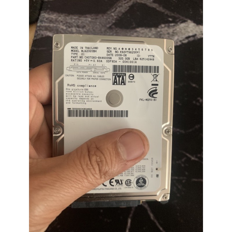 Ổ cứng HDD laptop chạy tốt/