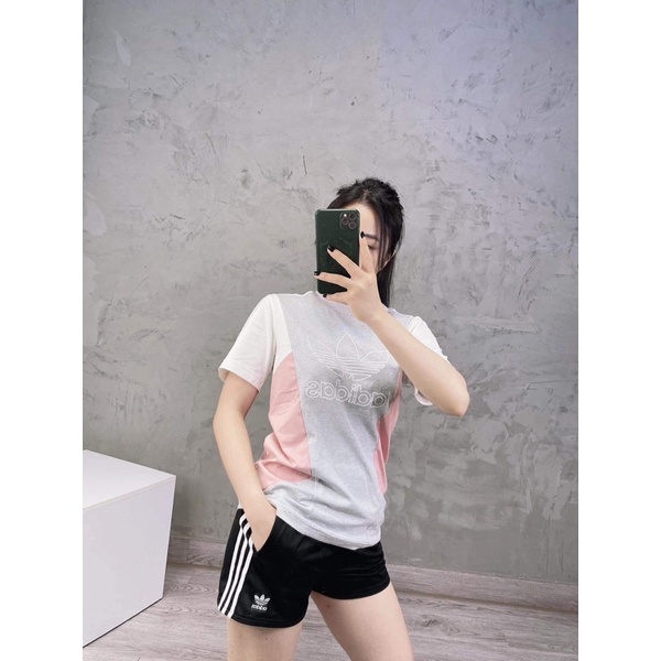 Áo Pull Nữ Phối Màu Ghi Trắng Hồng