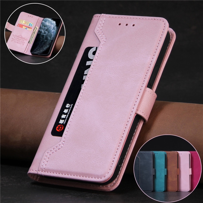 Bao da điện thoại nắp gập nam châm có ngăn đựng thẻ cho Samsung S20 FePlus Lite Note 20 Ultra A716A71 A516A51 M40S 4G 5G