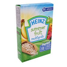 Com bo 3 hộp bột ngũ cốc trái cây mùa hè heinz 240g - dành cho trẻ từ 7 tháng tuổi