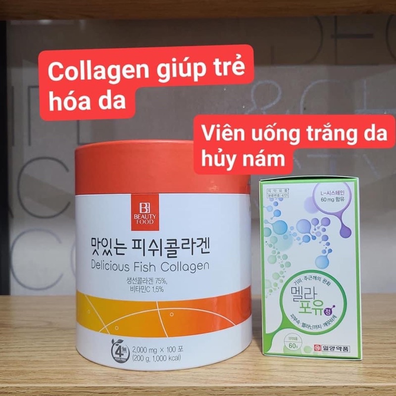 [Chính Hãng]Collagen vảy cá Beauty Food Thuỷ Phân Đẹp Da Giữ Dáng Hàn Quốc
