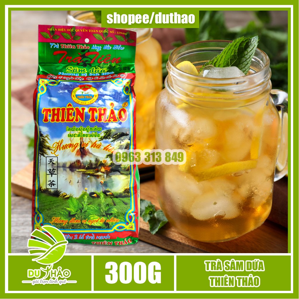 Trà sâm dứa Đà Lạt hiệu Thiên Thảo vị trà tiên dùng kèm bánh rất ngon, trà Việt Nam - Vietnamese tea thumbnail