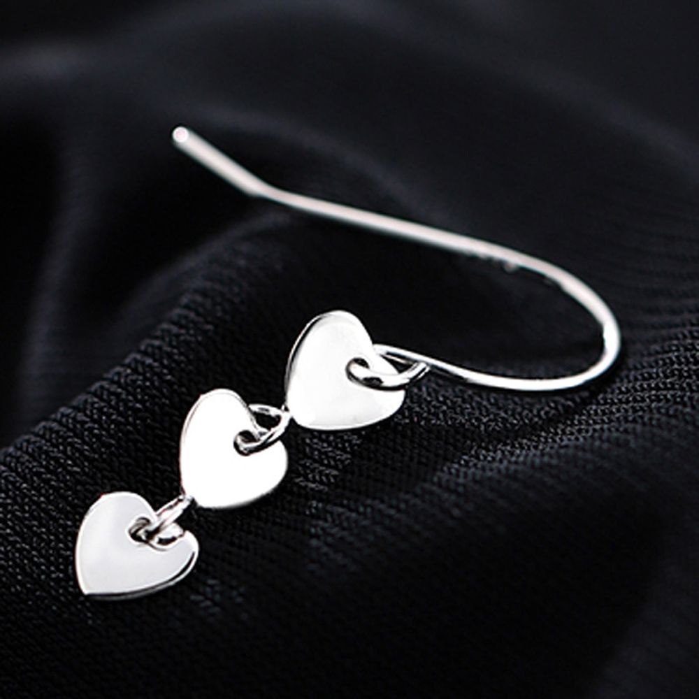 Khuyên tai hình trái tim phong cách hàn quốc thời trang cho nữ