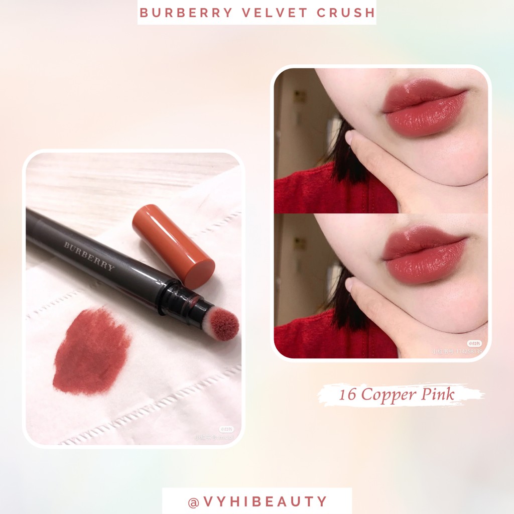 Son Burberry Velvet Lip Crush đầu cushion