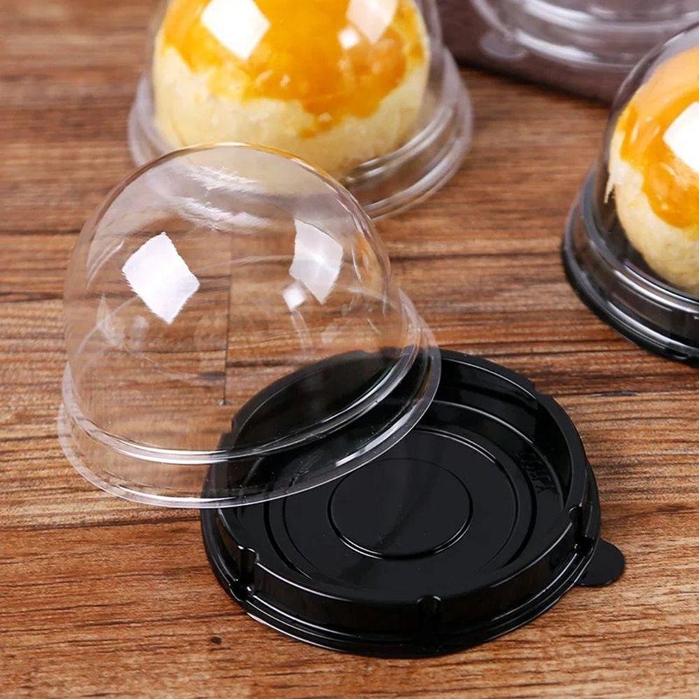 Hộp Đựng Bánh Trung Thu Hình Tròn Trong Suốt Tiện Dụng