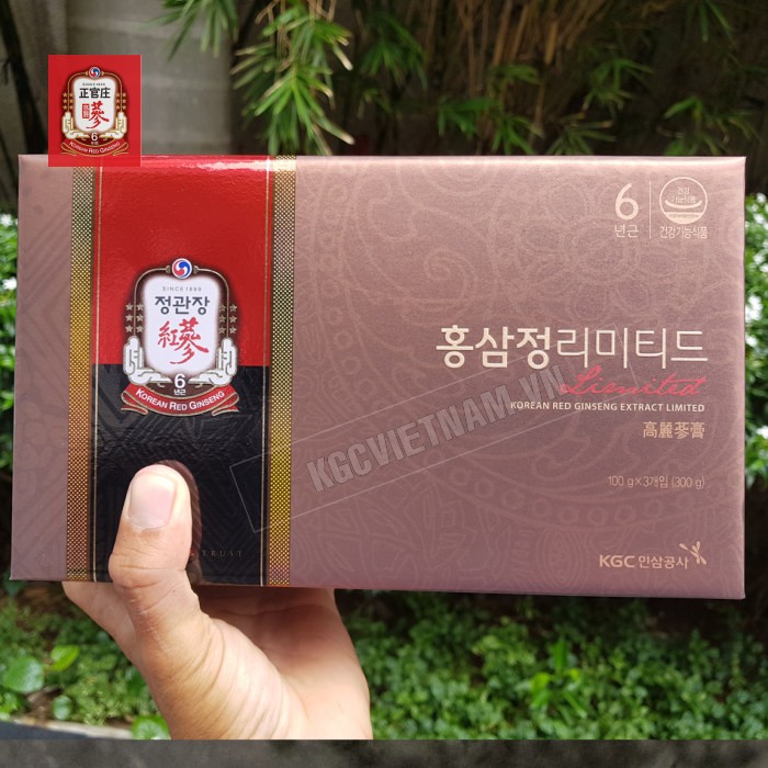 Cao địa sâm Chính phủ Cheong Kwan Jang KGC hộp quà tặng 3 lọ x 100g
