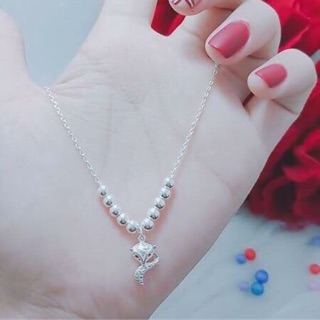 Dây chuyền hồ ly bạc ta s925
