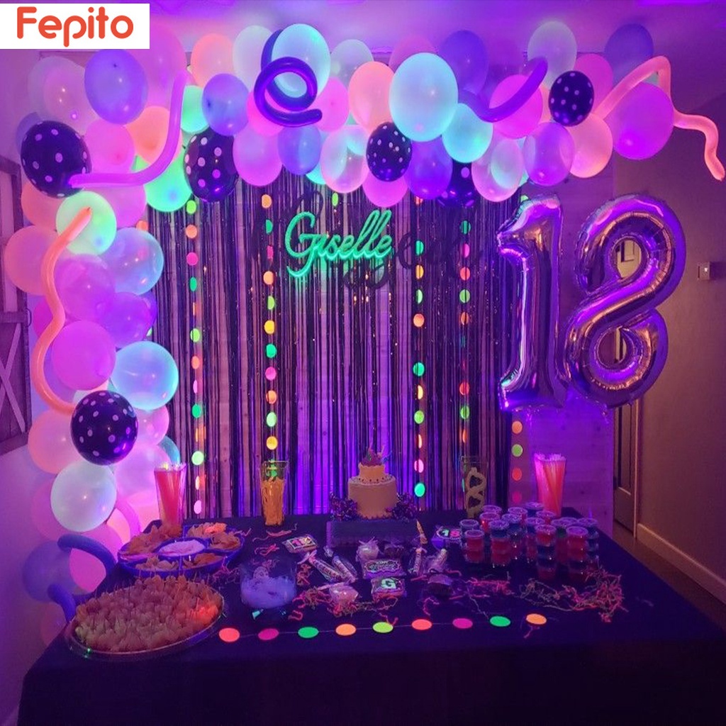 Bộ 50 Bóng Bay Chống Nước Có Đèn LED Phát Sáng Trang Trí Tiệc