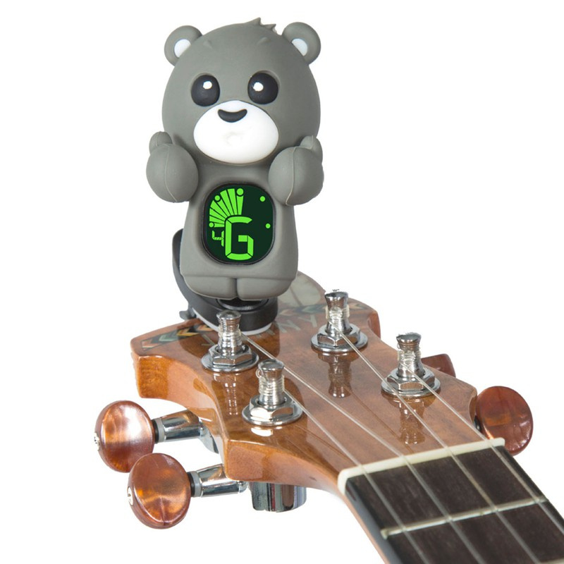 SWIFF Bear Clip-on Tuner Lcd Display for Guitar Bass Ukulele Violin A