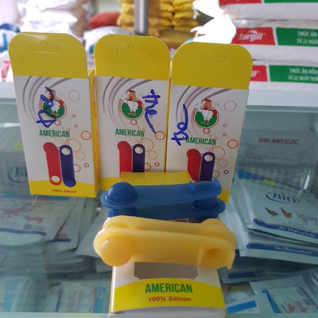 Bộ bịt cựa gà tre bằng silicon