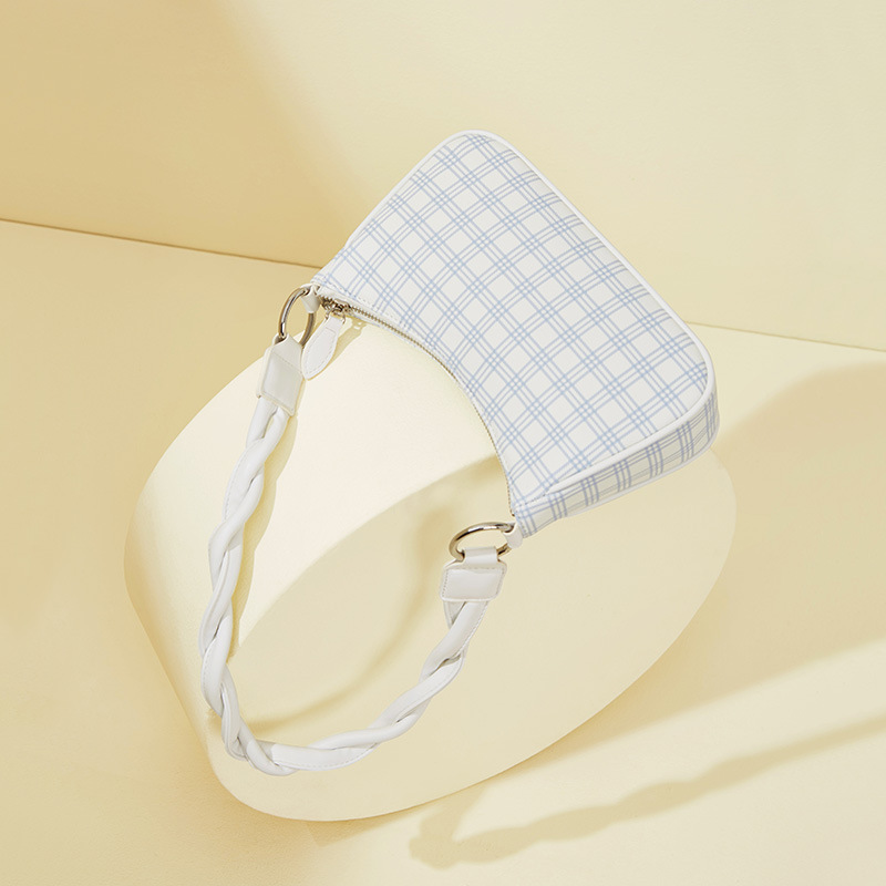 Túi xách họa tiết caro phong cách Retro hợp thời trang cho nữ IELGY