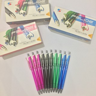 Hộp 20 bút TL gel B011 PSLIDE 0.5mm