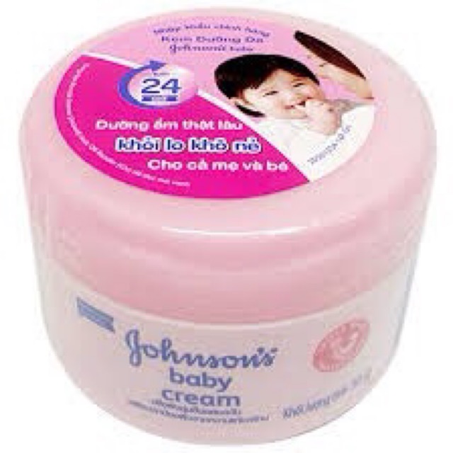 Kem dưỡng ẩm johnson’s baby nắp hồng cho cả mẹ và bé 50g (thái Lan)