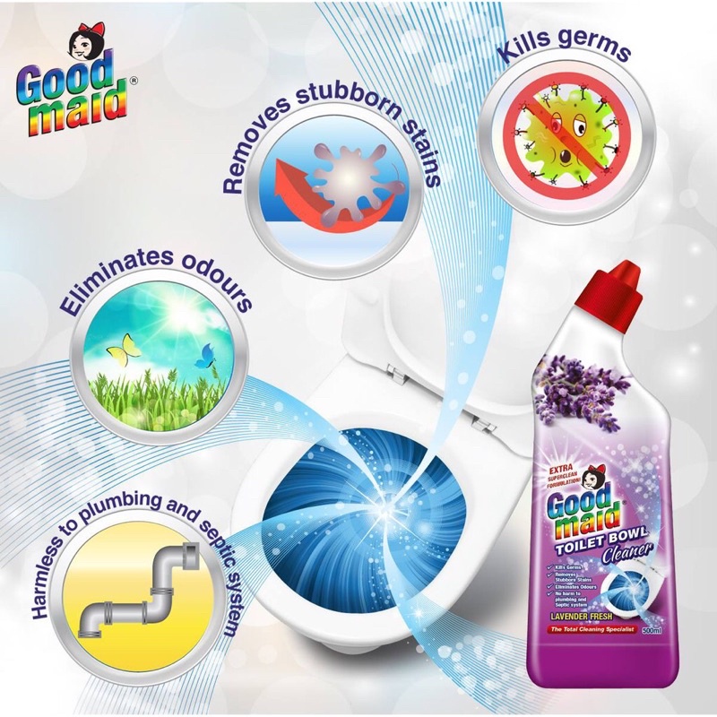 Nước Tẩy Bồn Cầu Goodmaid Hương Lavender 500ml - Malaysia