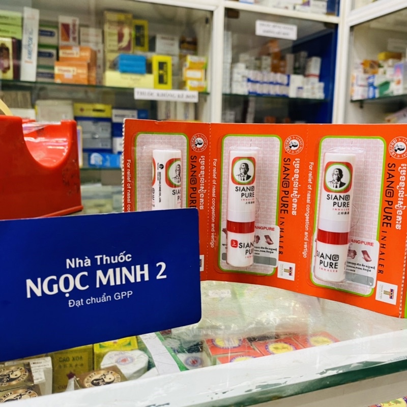 ✅ [Chính Hãng] Ống Hít Thông Mũi Siang Pure 2 Đầu Thái Lan