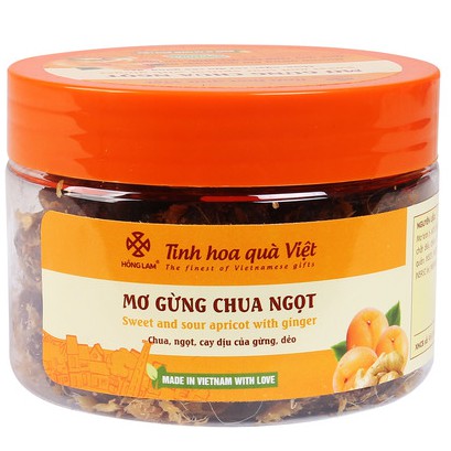 Ô mai Hồng Lam mơ gừng chua ngọt 200g