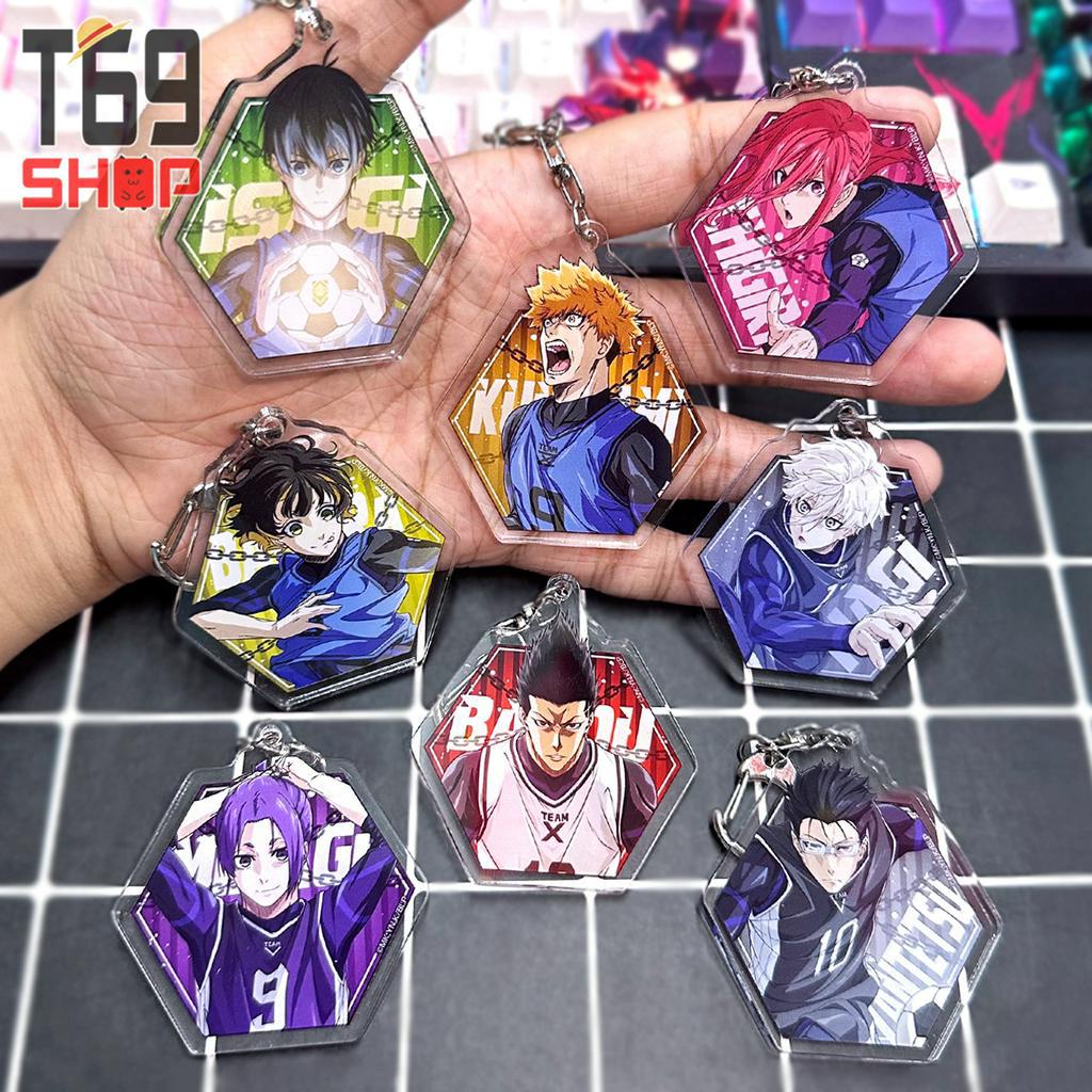 Móc khóa mica anime Blue Lock - Mẫu 3