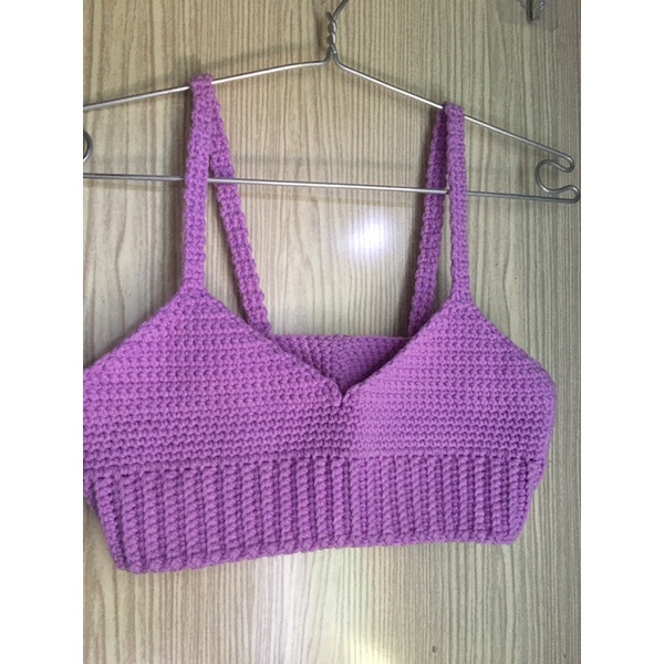 Bralette - Áo len móc