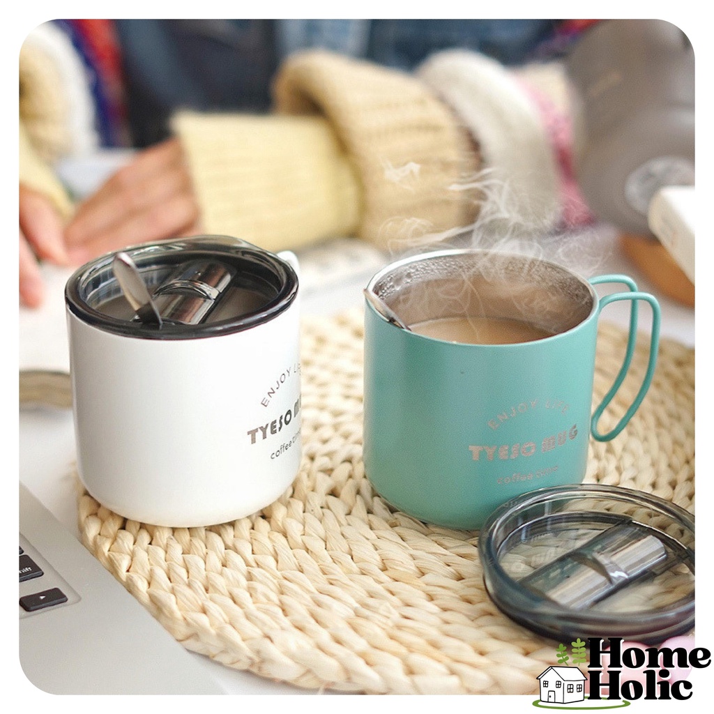Ly/Cốc Giữ Nhiệt Tyseo Inox 350ml Home Holic