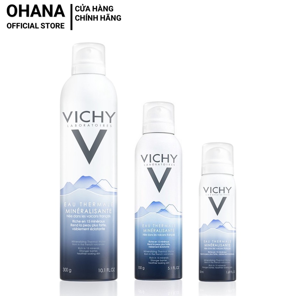 Xịt Khoáng Dưỡng Da Vichy Mineralizing Thermal Water (50g/150g/300g)