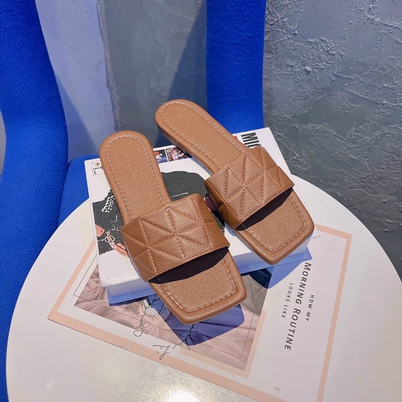 Dép quai ngang nữ thời trang trần trám