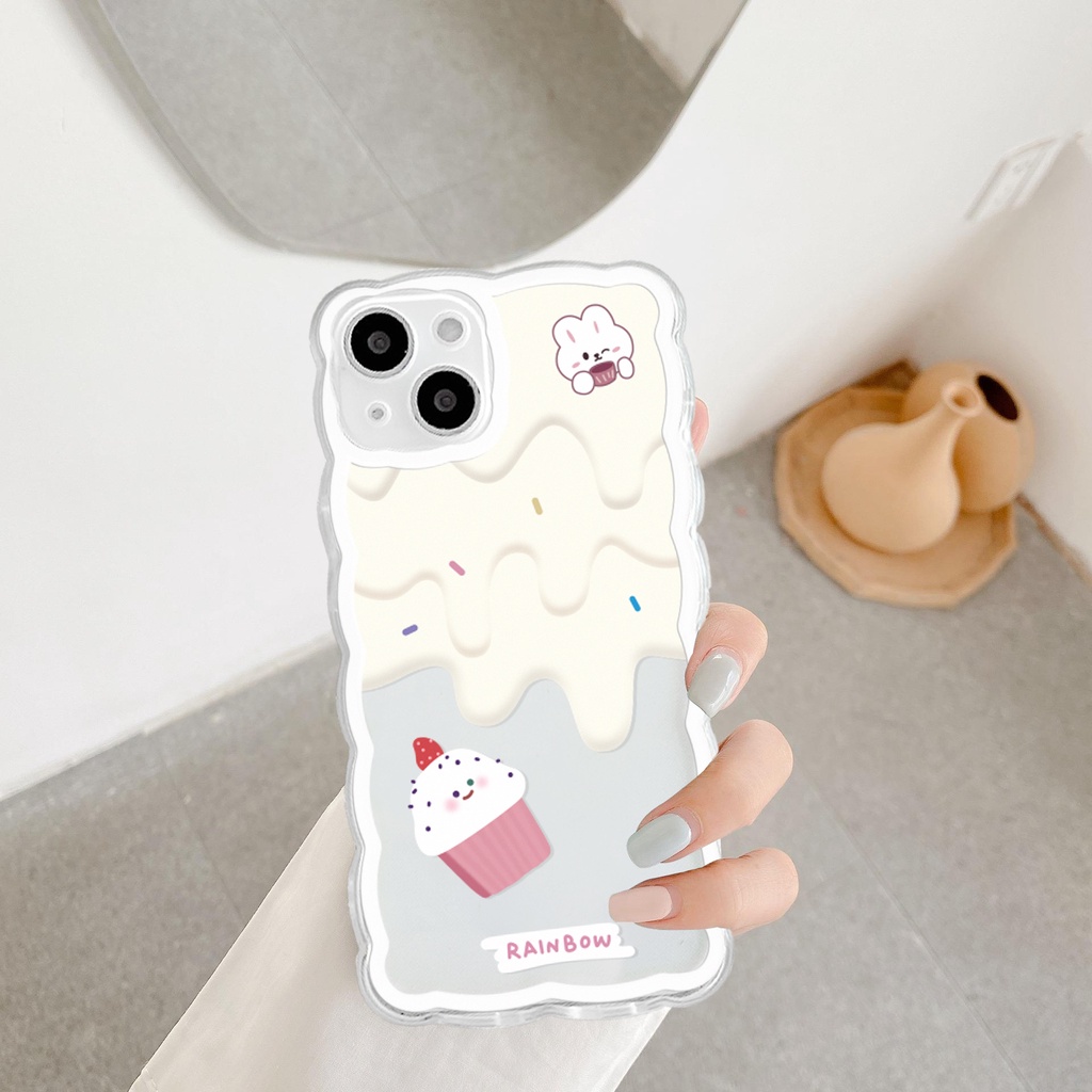 Ốp lưng iphone trong lượn sóng kem rainbow 6/6plus/7/7plus/8/8plus/xs/11/12/13/pro/max/plus/promax-Sale Hot R1-3