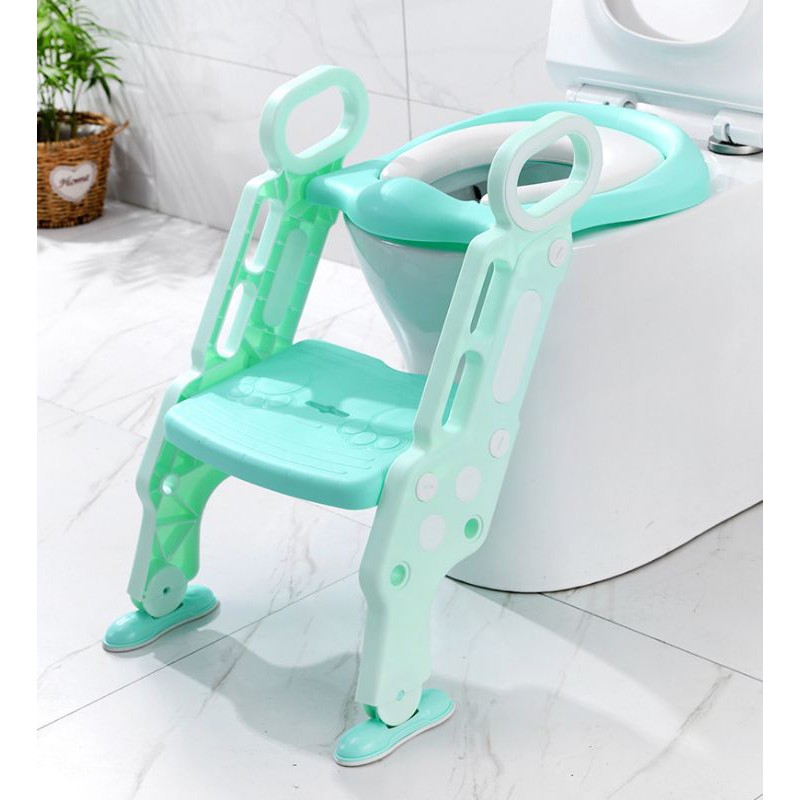 Dụng cụ thu nhỏ bồn cầu có cầu thang cho bé,,,