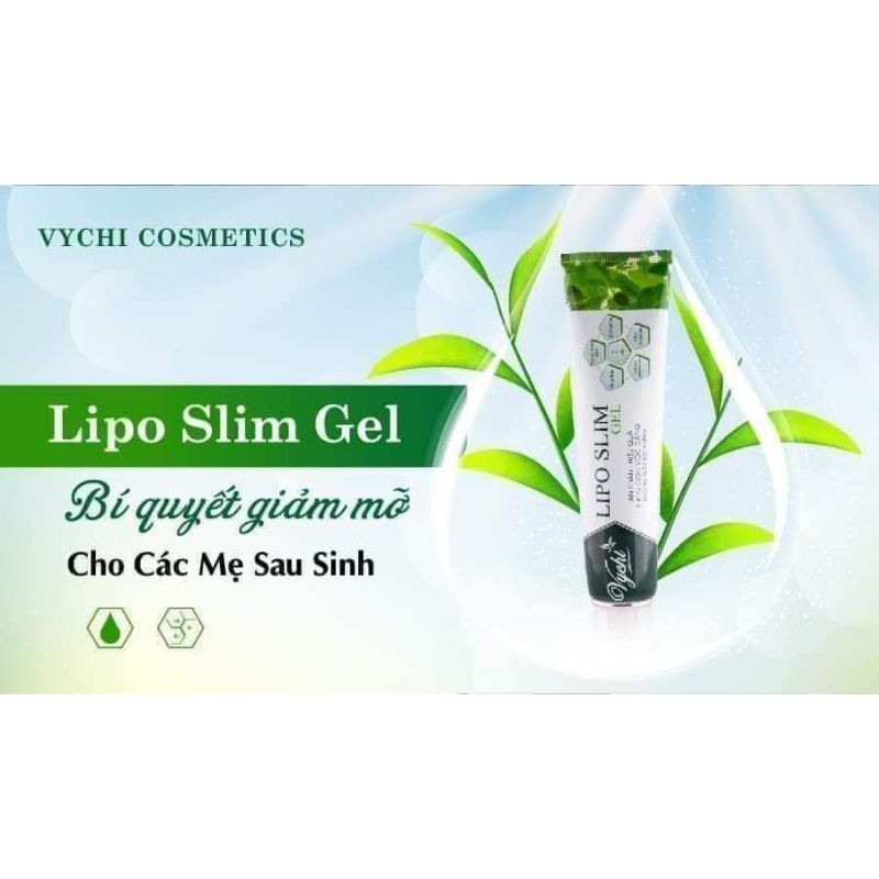 Kem Tan Mỡ Bụng Lipo Slim Gel Vychi Giá Gốc Data 2024 [ TẶNG KÈM THƯỚC ĐO BẤM ]