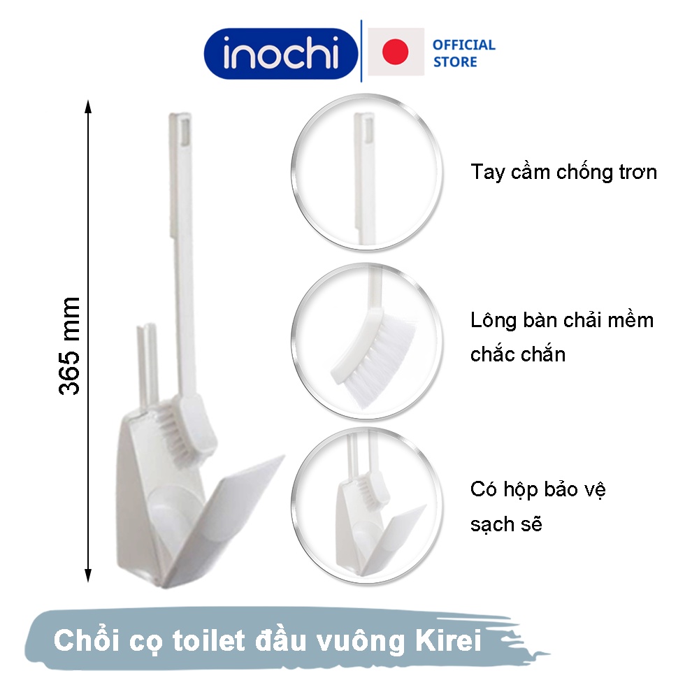 Chổi cọ nhà vệ sinh chổi vệ sinh sàn toilet kirei inochi cao cấp , bàn chải nhựa vệ sinh bồn cầu làm sạch sàn nhà