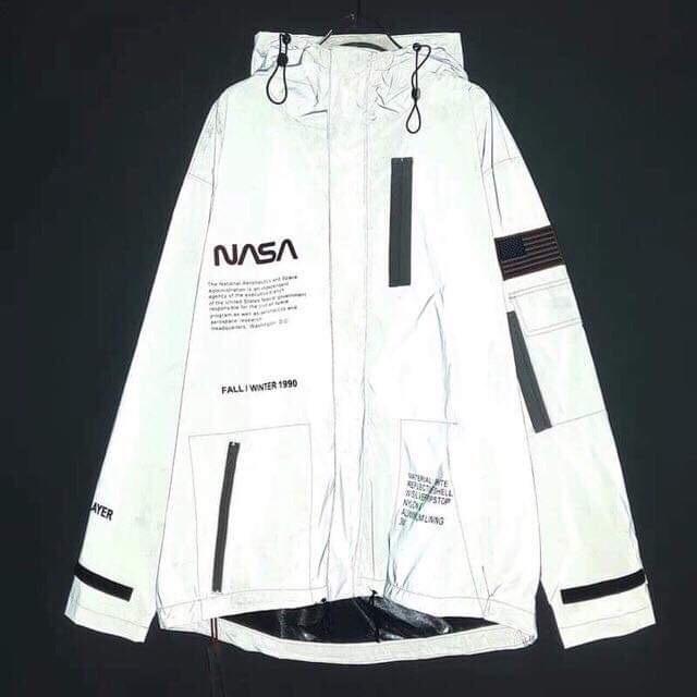 Áo jacket heron preston x nasa 3m