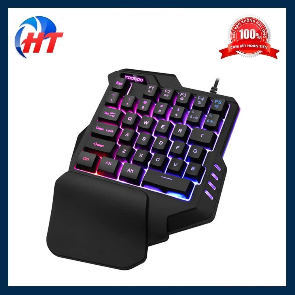 Bàn phím giả cơ K15 chơi game Pubg Mobile, Rules of Survival, Free Fire trên điện thoại, máy tính bảng, Laptop