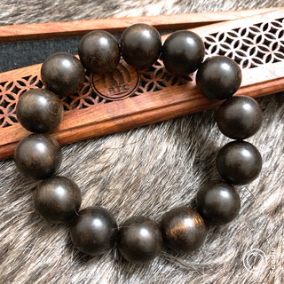 Vòng TRẦM HƯƠNG đen tự nhiên VIP 16 li cao cấp, Vòng đeo tay thơm nồng vĩnh viễn Vạn Lộc